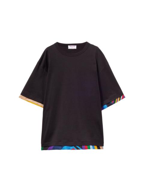 PUCCI abstract-print trim T-shirt