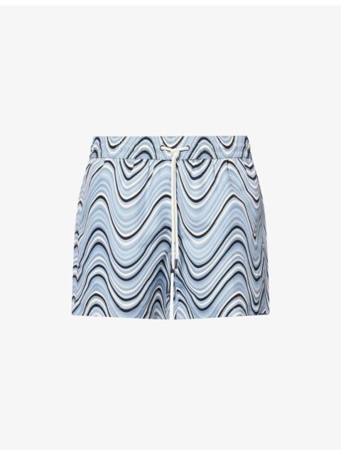 FRESCOBOL CARIOCA Rio Copa Patterned Swim Shorts