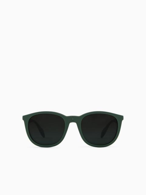 Men’s panto sunglasses with interchangeable lenses