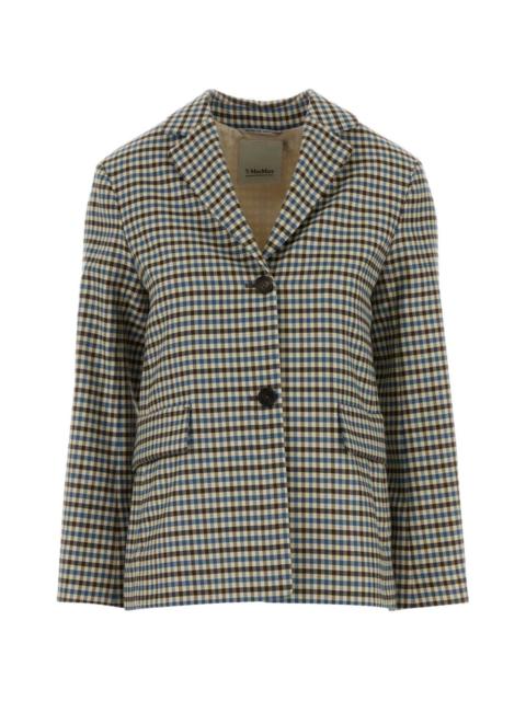 'S Max Mara checked blazer