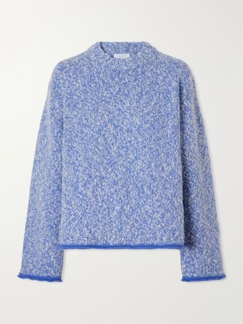 CALLE DEL MAR Marled cashmere sweater Blue