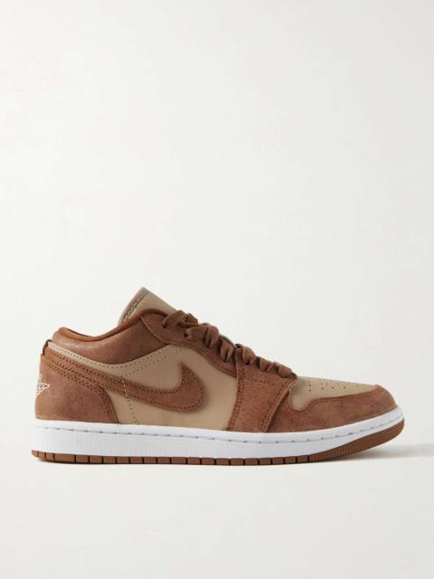 Air Jordan 1 Low leather and suede sneakers