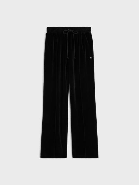 CELINE joggings IN velvet jersey