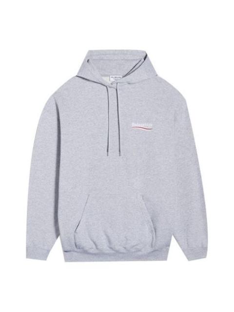 BALENCIAGA Balenciaga Political Campaign Hoodie Medium Fit 'Grey' 600583TKVI91379