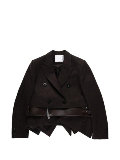 sacai wool jacket