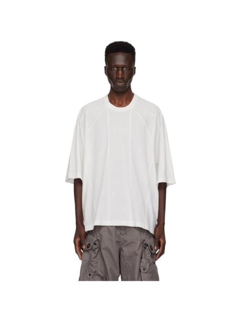 Julius Off-White Paneled T-Shirt