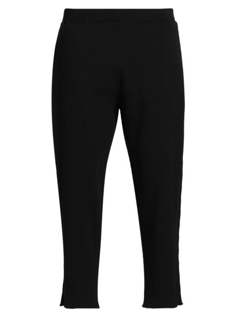 ISSEY MIYAKE Men August Knit Pleated Tapered-Leg Pants - Black
