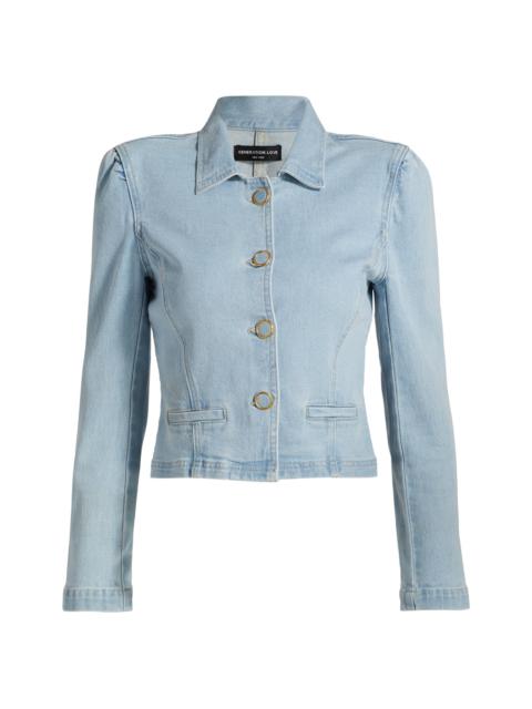 GENERATION LOVE Women's Lombardi Denim Blazer - Sky Blue