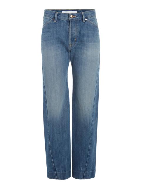 RÙADH The Bijou Regenerative Cotton-blend Jeans medium wash