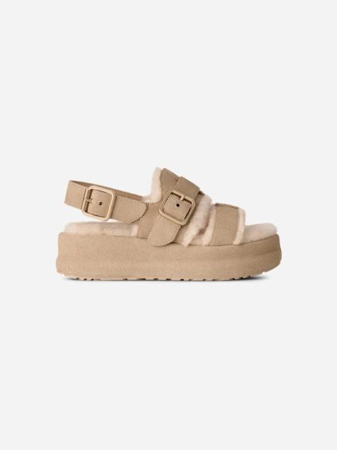 UGG ® Women's Enwrap Sandal Sheepskin in Mustard Seed