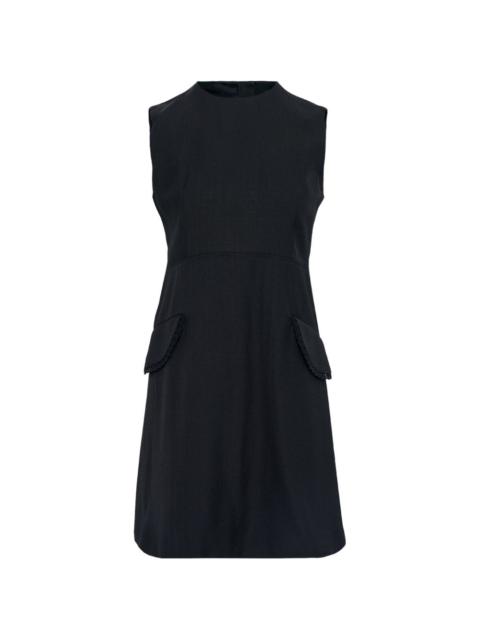 Jil Sander pocket lace-trim mini dress
