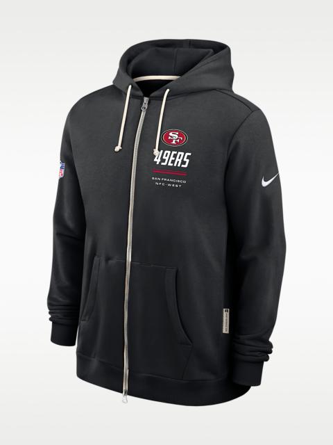 Nike San Francisco 49ers Sideline Standard Issue Men's Nike Dri-FIT NFL Full-Zip Hoodie