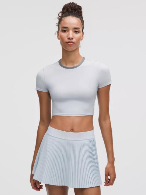 lululemon Tight-Fit Cropped Shelf-Bra T-Shirt *Light Support, B/C Cup