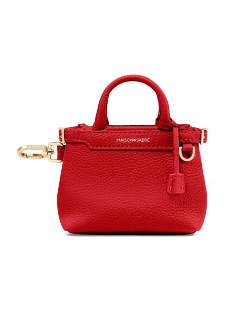 MAISON de SABRÉ Women's The Sabrémoji Petite Palais Charm - Pomegranate Red