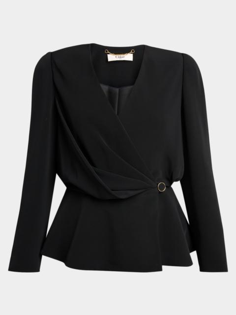Chloé Single-Breasted Wool Blazer