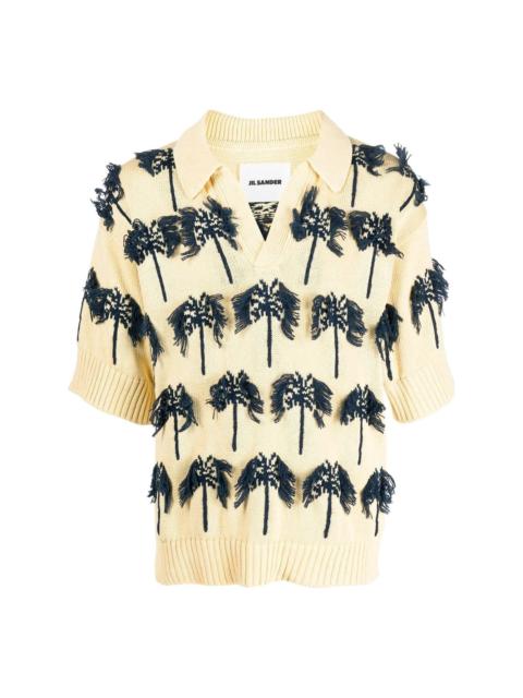 Jil Sander palm-tree polo shirts