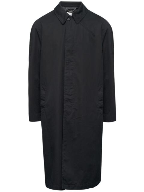 MM6 Maison Margiela zip-detail cotton trench coat