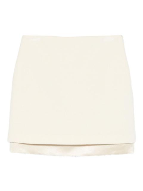 Jil Sander layered mini skirt