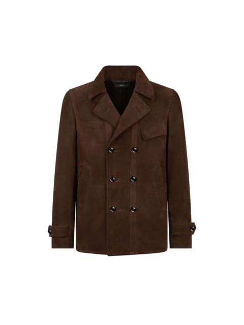 TOM FORD SUEDE PEACOAT