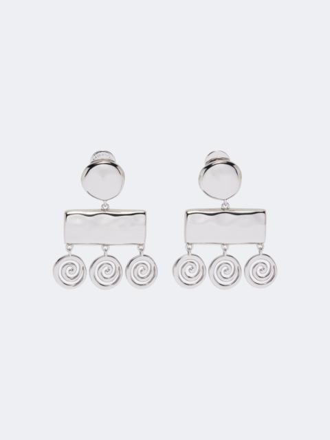 DÉHANCHE Koru drop earrings