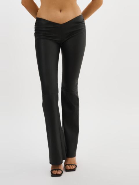 LAMARQUE NADDA | Leather Low Rise Pants