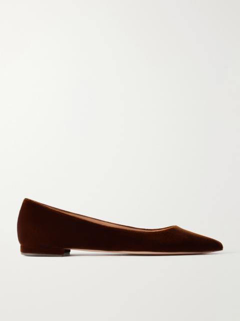 Gianvito Rossi Gianvito Velvet Ballet Flats