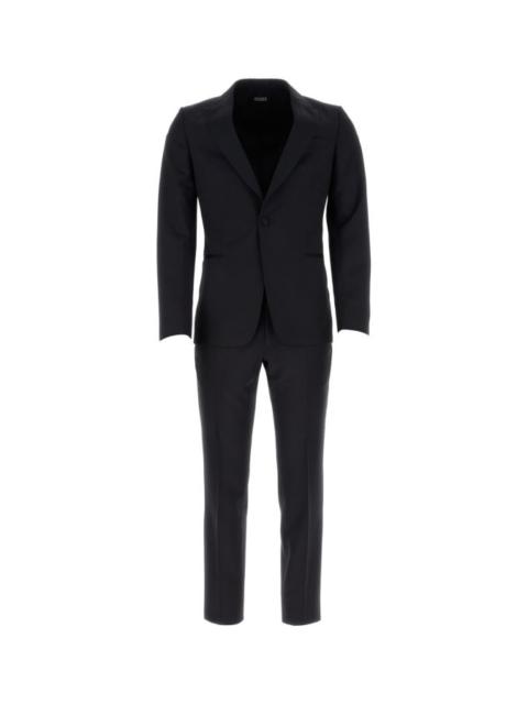 ZEGNA Black wool blend suit