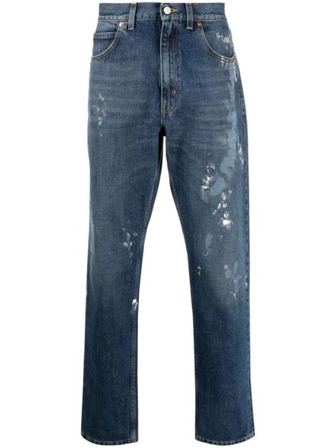 Martine Rose painter-wash straight jeans