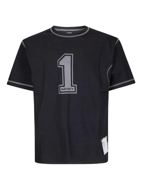 SATISFY Softcell number-print T-Shirt