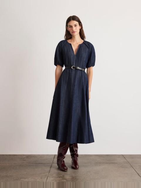 TANYA TAYLOR PIPER DENIM DRESS