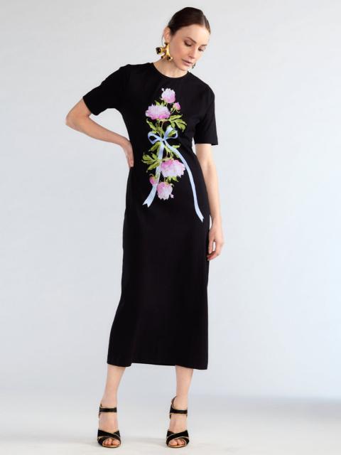 CYNTHIA ROWLEY Bouquet Ribbon Tee Dress