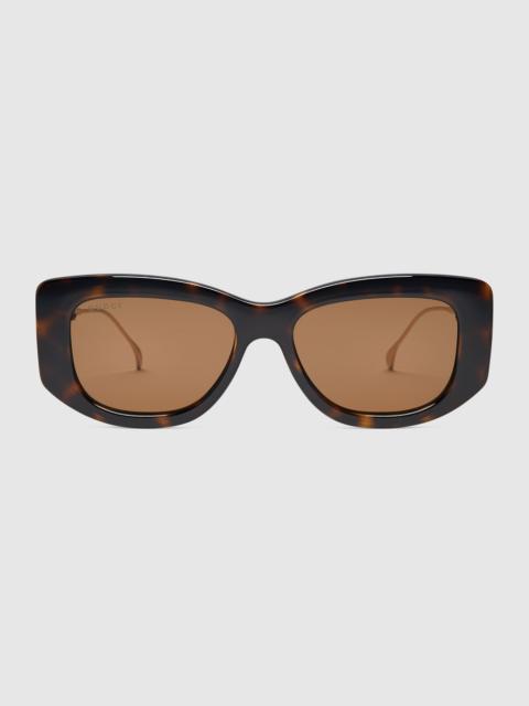 GUCCI Rectangular frame sunglasses