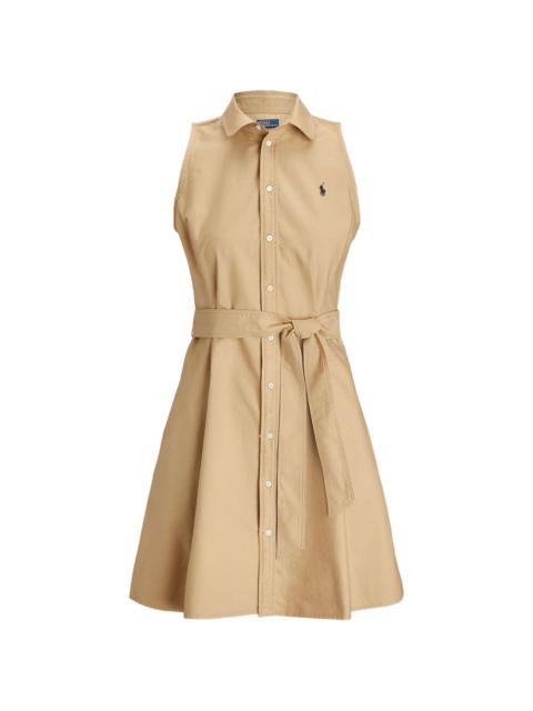 Polo Ralph Lauren belted sleeveless midi dress