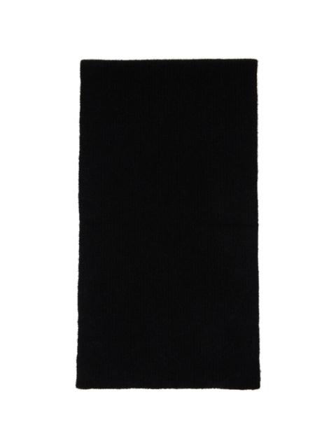 Rick Owens Black Tower Long Scarf