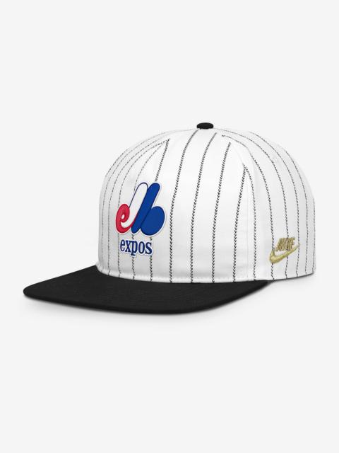 Nike Montreal Expos Pro Men's Nike MLB Adjustable Hat