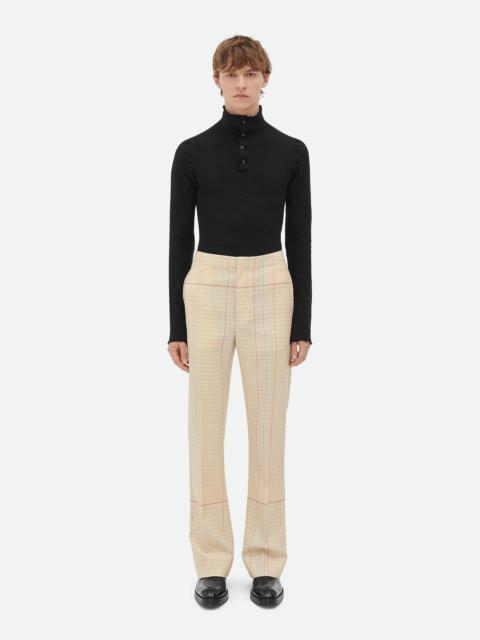 Bottega Veneta Notebook Wool Twill Flared Trousers
