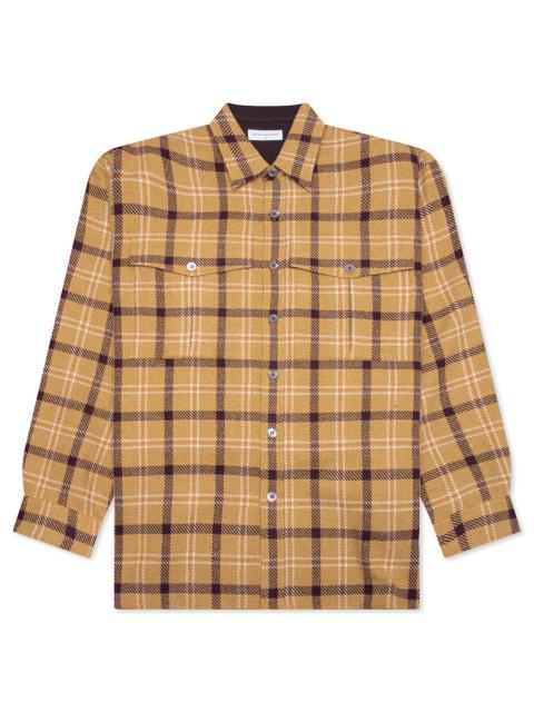 Dries Van Noten CALENDO 9292 M.W. SHIRT - YELLOW