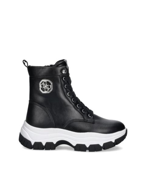 GUESS USA Benzon logo-plaque high-top sneakers