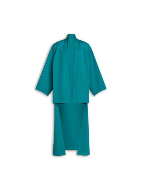 Alaïa POPLIN ASYMMETRIC ROBE COAT