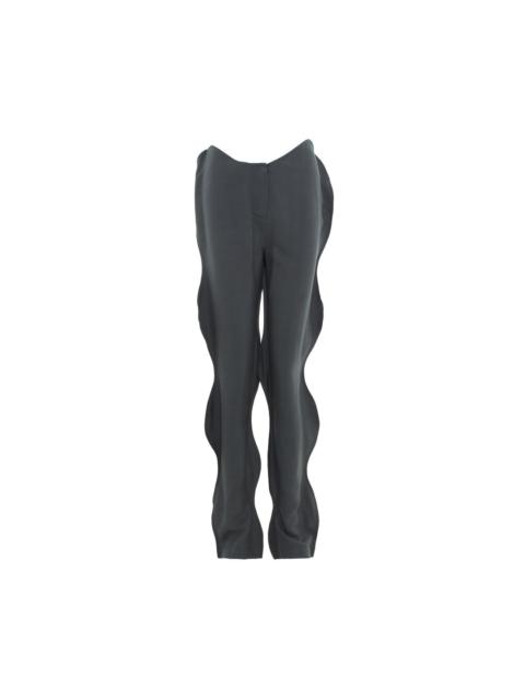 pushBUTTON Gray Wavy Pants