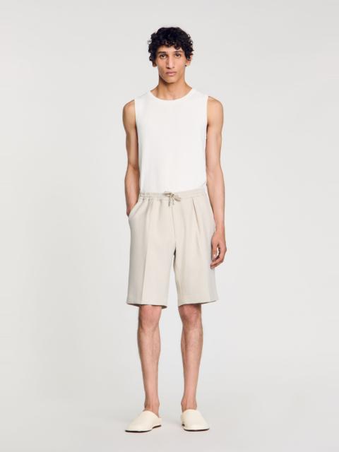 Sandro JERSEY BERMUDA SHORTS