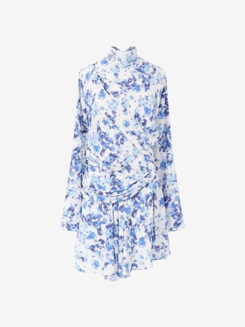 Isabel Marant FERGIE FLORAL SILK MINI DRESS