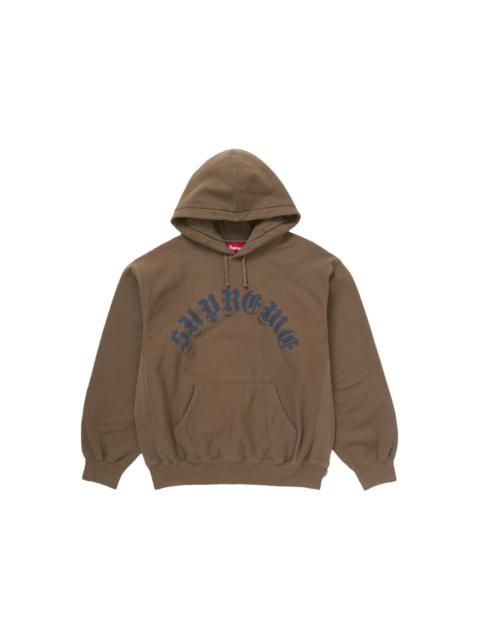 Supreme Supreme Printed Arc Hooded Sweatshirt Dusty Brown