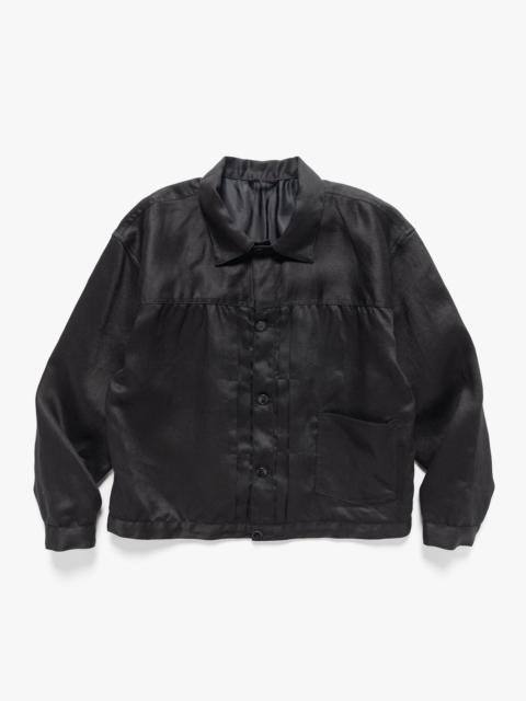 Linen Tracker Jacket Black