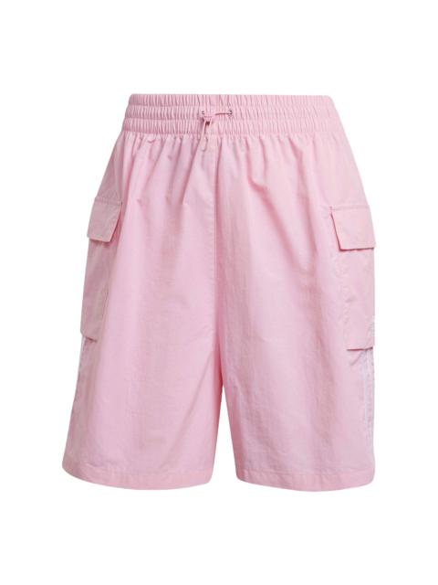 adidas (WMNS) 아디다스 Adicolor 화물 반바지 아시아 Sizing 'Light Pink' JH1076