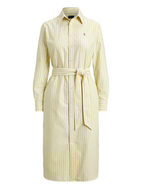 Polo Ralph Lauren striped belted shirt dress