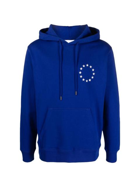 Europa-print organic cotton hoodie