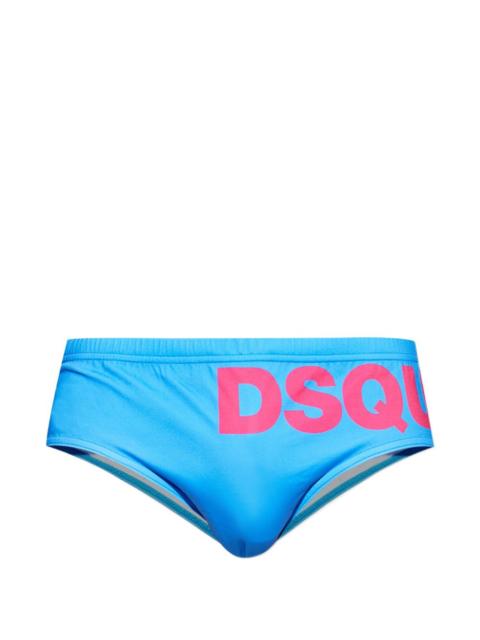 DSQUARED2 logo-print swimming trunks