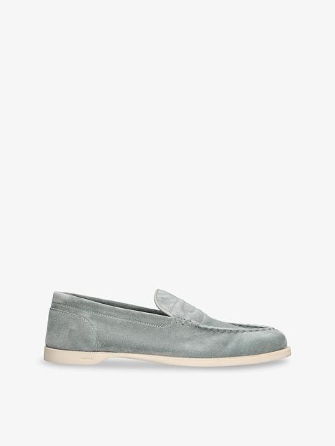 John Lobb Pace Suede Loafers