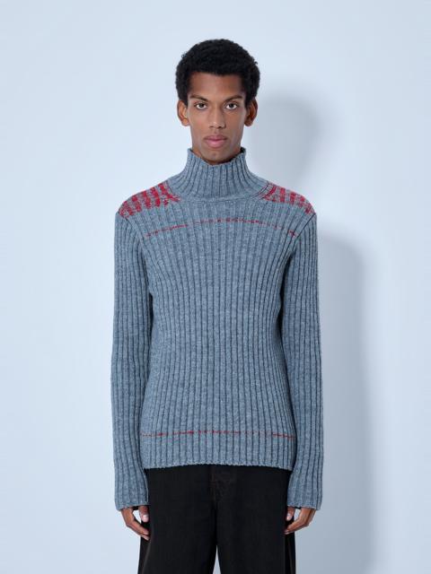 Dries Van Noten Ribbed Turtleneck Sweater